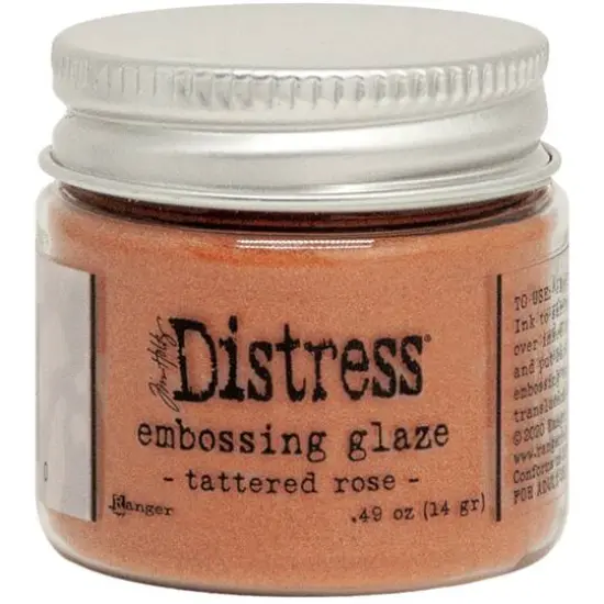 Tim Holtz Distress&reg; Embossing Glaze Tattered Rose {1}
