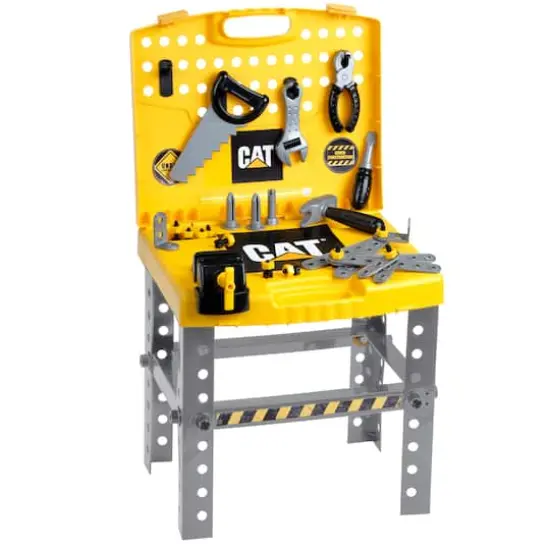 Theo Klein CAT&reg; Foldable Workbench Tool Playset {1}