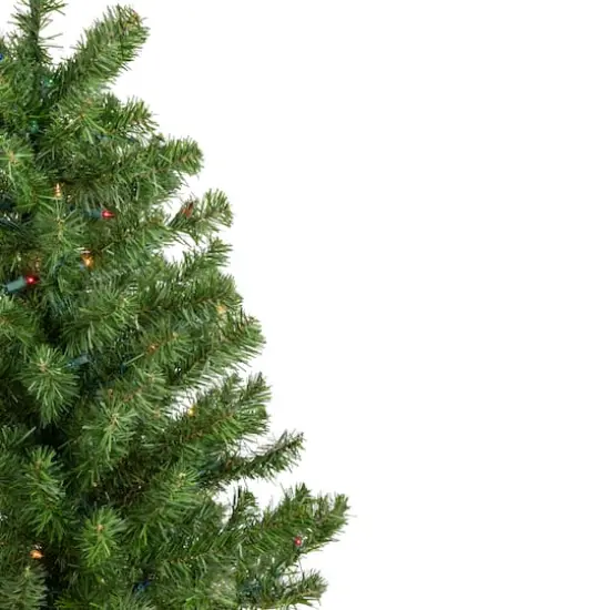 4ft. Pre-Lit Canadian Pine Artificial Christmas Tree, Multicolor Lights {5}
