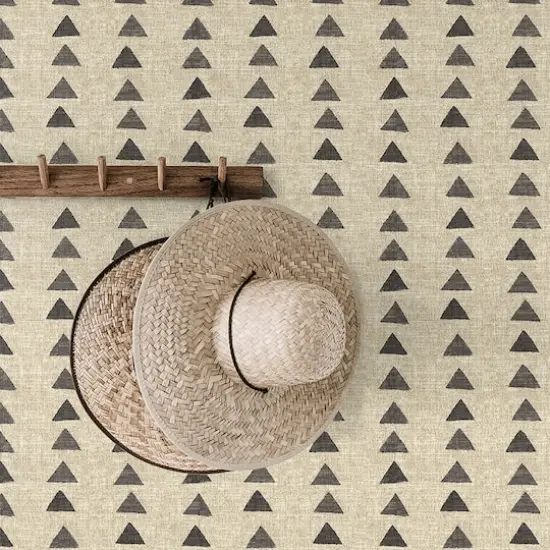 Surface Style Nomadic Triangle Peel & Stick Wallpaper Fossil {4}