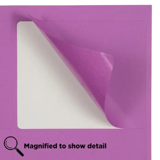 JAM Paper Adhesive Shipping Labels, 3.33" x 4" Violet {6}
