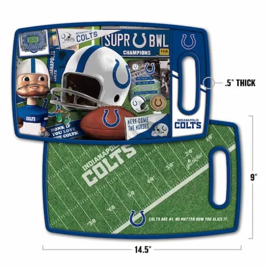 NFL Retro Series Cutting BoardIndianapolis Colts {4}