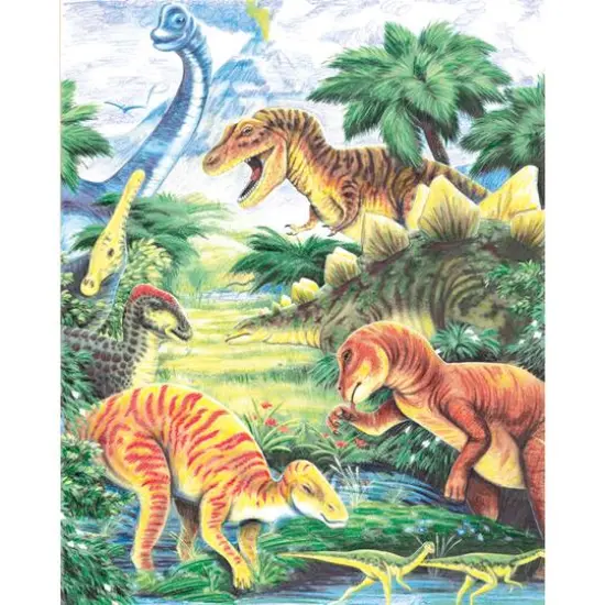 Royal & Langnickel&reg; Dinosaurs Day Colour Pencil&trade; by Number Kit {3}