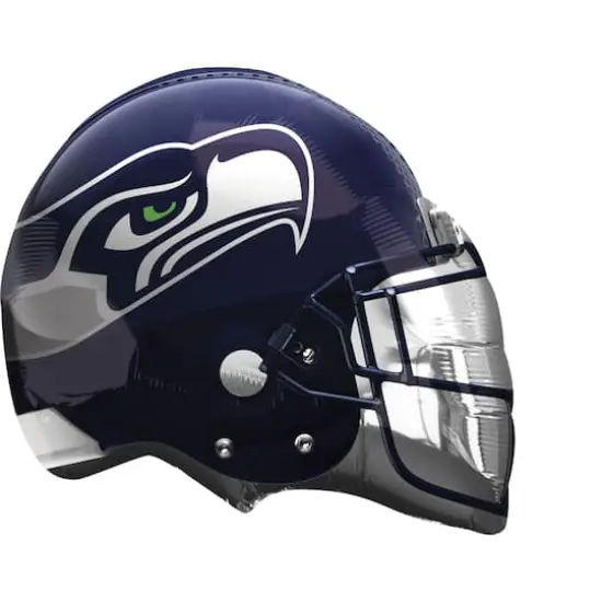 21" Seattle Seahawks Helmet Foil Balloon {1}