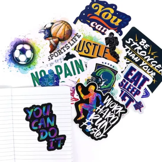 Sports Vinyl Die Cut Stickers by Recollections&trade; {3}