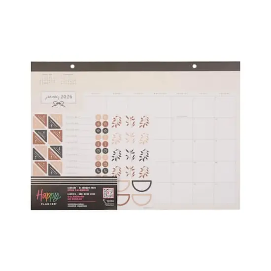 The Happy Planner&reg; Modern Charm Small Desk Calendar {1}