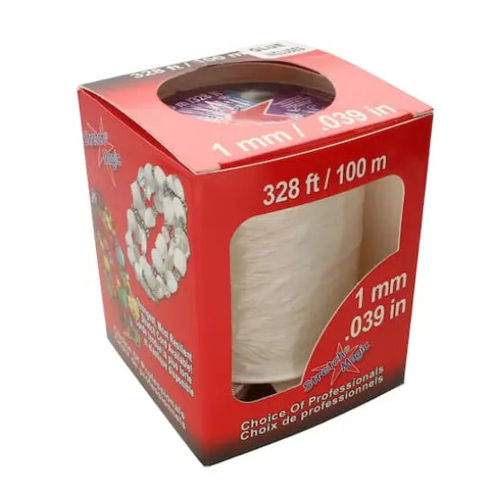 Stretch Magic&reg; 1mm Clear Bead & Jewelry Cord with Glue, 100m {3}