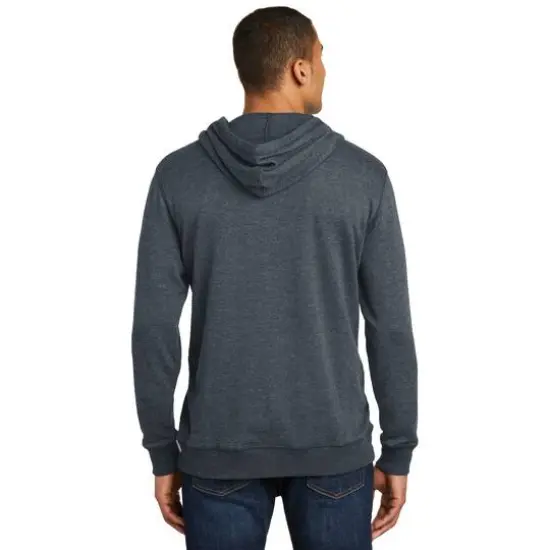 District Lightweight Fleece Hoodie Heathered Navy {6}