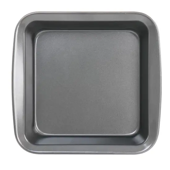 Gibson Baker's Friend 7.5" Nonstick Square Steel Bake Pan {4}