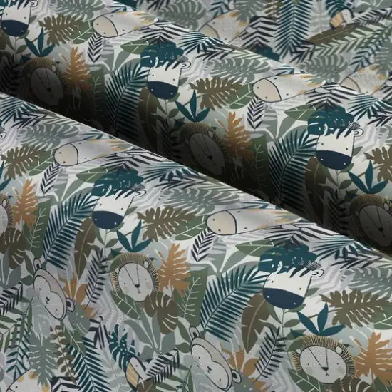 Stay Wild Jungle Animals Cotton Fabric {4}