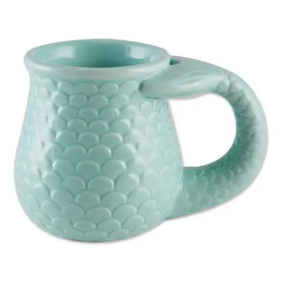 DII&reg; Mermaid Scales Ceramic Mugs, 2ct. {4}