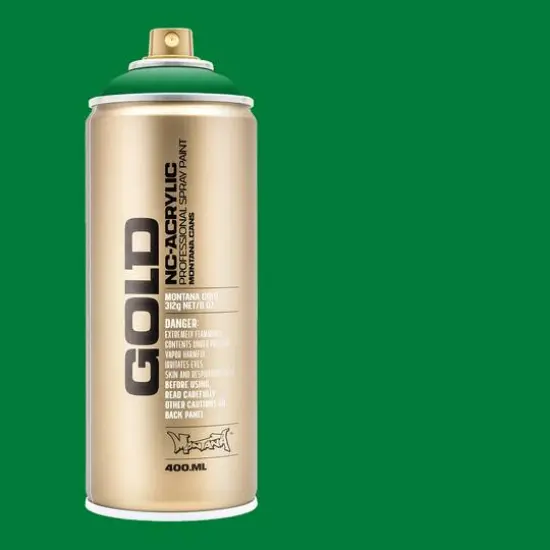 Montana&trade; Cans GOLD Shock Color Spray Paint, 400mL S6010 Shock Green {4}