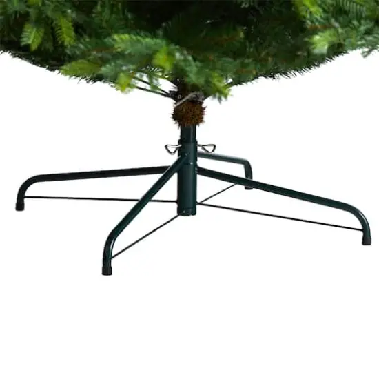 9ft. Pre-Lit North Carolina Spruce Artificial Christmas Tree, Clear LED Lights {7}