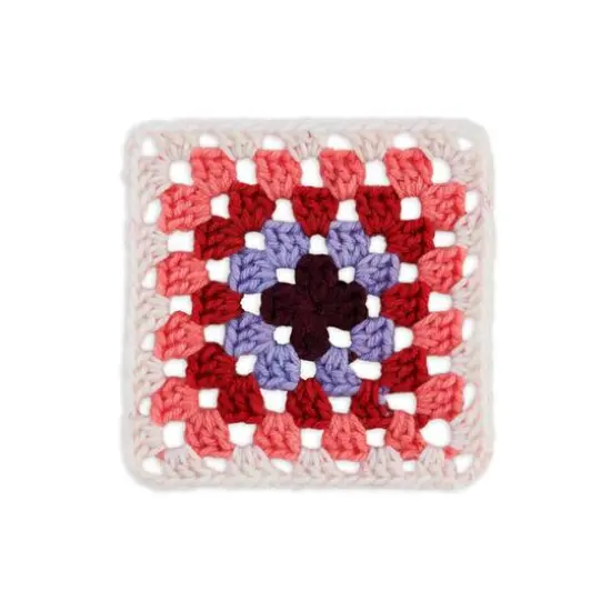 Red Heart&reg; All in One&trade; Granny Square&trade; Yarn White - Hot Stuff {4}