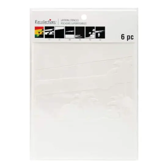 Beach Sunset Layering Stencils by Recollections&trade; {3}