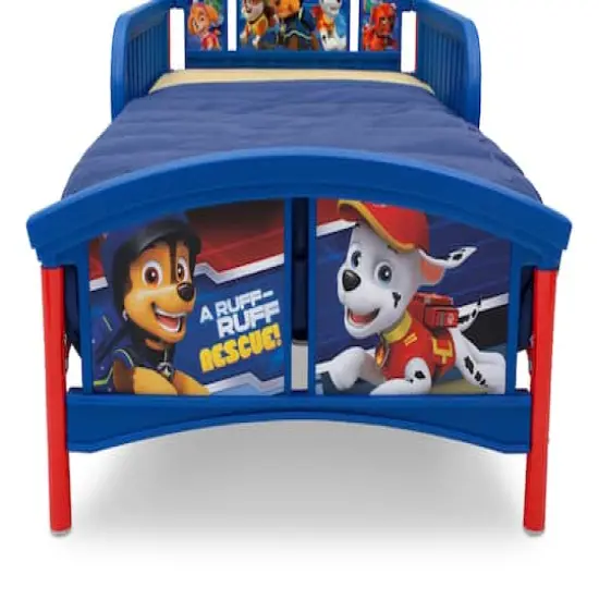 Paw Patrol Plastic Toddler Bed {3}