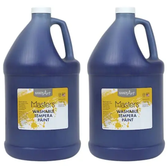 Handy Art&reg; Little Masters&reg; Washable Tempera Paint Gallon, 2ct. Violet {1}