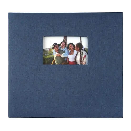 12" x 12" Linen Scrapbook Album by Recollections&trade; Blue {1}