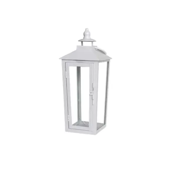 12.2" White Metal Lantern by Ashland&reg; {3}
