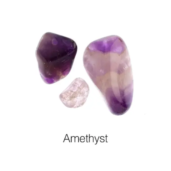 John Bead Earth's Jewels Natural Stone Bead Assortment, 100g Purple Amethyst {4}