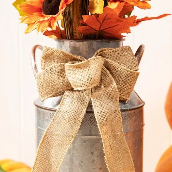 Glitzhome&reg; 39.75" Fall Sunflower Leaf Potted Tree {6}