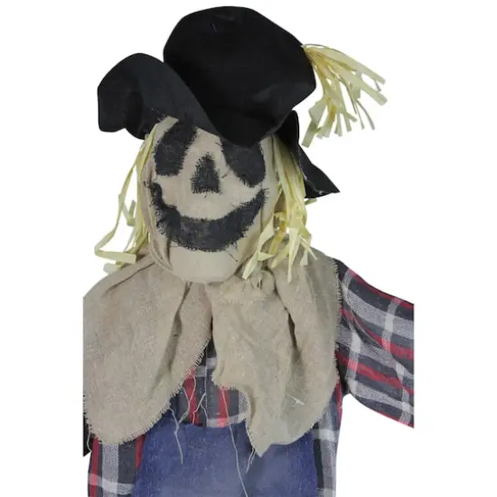 5.5ft. Lighted LED Animated Halloween Scarecrow {4}