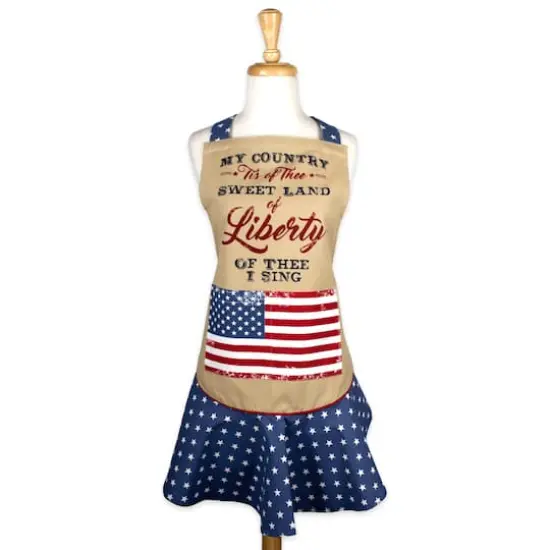 DII&reg; Stars & Stripes Sweet Liberty Ruffle Apron {7}