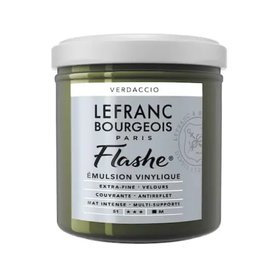 Lefranc & Bourgeois Flashe&reg; Matte Artist's Color, 125mL Verdaccio {1}