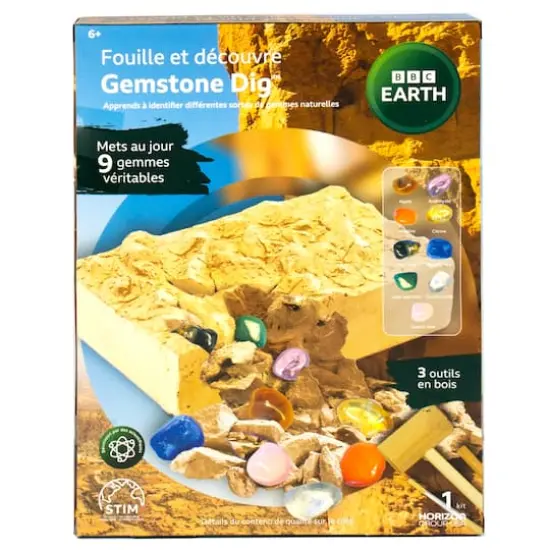 BBC Earth Excavate & Discover Gemstone Dig {9}