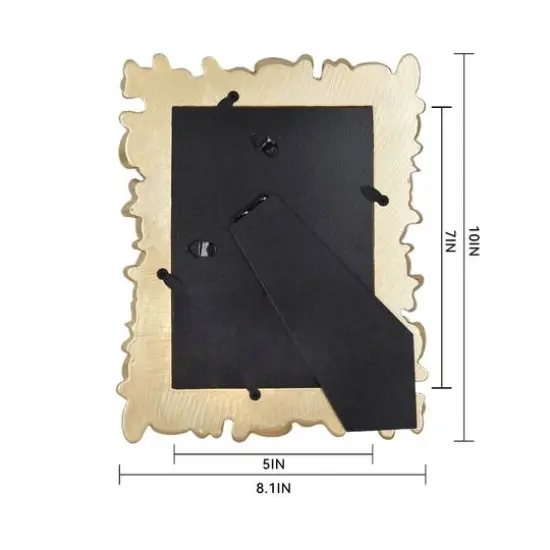 Treasured Finds 5" x 7" Gold Butterfly Tabletop Frame by Studio D&eacute;cor&reg; {6}