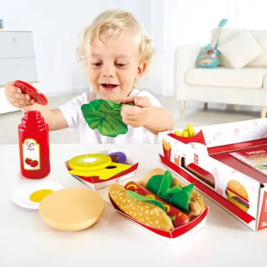 Hape Fast Food Kitchen Playset {5}