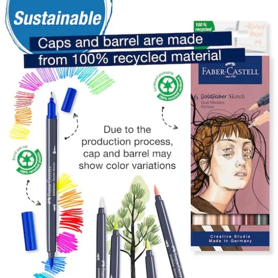 Faber-Castell&reg; Portrait Goldfaber Sketch Markers {5}