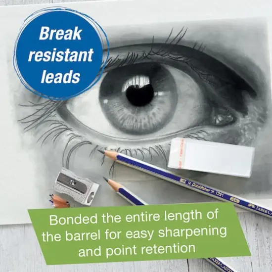 Faber-Castell Graphite Art Pencil School Pack Set {5}