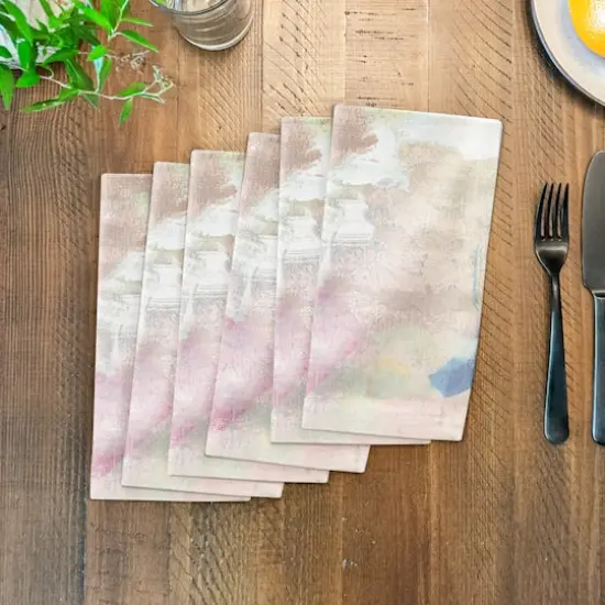 Funky Blush Misc. 10" x 10" Cotton Twill Napkin {4}