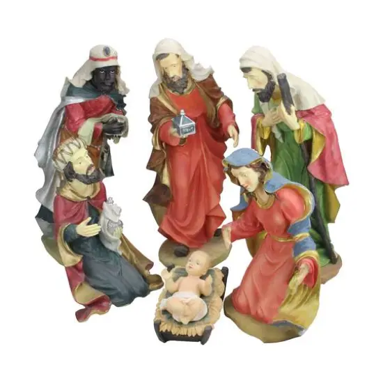 19" Holy Family Nativity Statue Set, 6pc. {1}