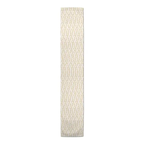 Vines Indoor/Outdoor Table Runner Yellow {1}