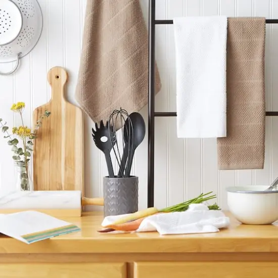 DII&reg; Assorted Stone Basic Chef Terry Dishtowel (Set of 4) {5}