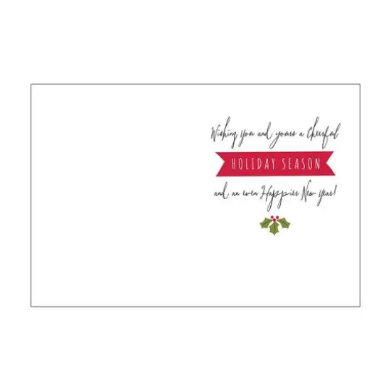 JAM Paper Merriest Holiday Assorted Christmas Cards & Envelopes, 16ct. {3}