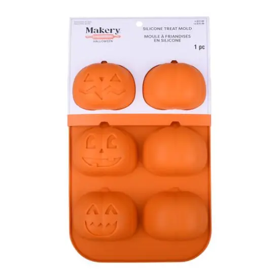 Jack-o'-Lantern 3D Silicone Treat Mold by Makery&trade; {5}