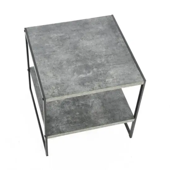 Household Essentials 20" Jamestown End Table Gray {8}