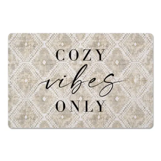 Cozy Vibes Only Floor Mat, 18" x 27" {1}