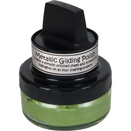 Creative Expressions Cosmic Shimmer Metallic Gilding Polish Citrus Green {1}