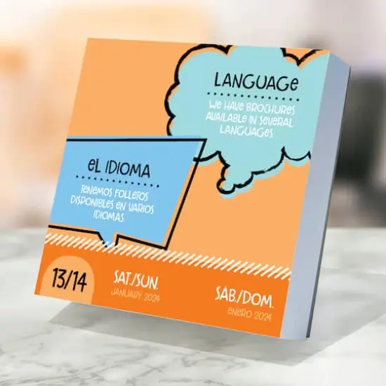 TF Publishing 2024 Spanish Words Daily Desktop Calendar {4}