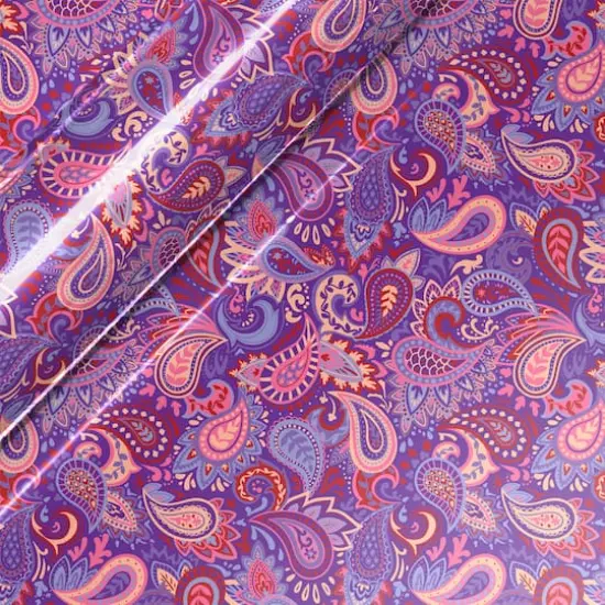 Siser&reg; EasyPatterns&reg; Plus Paisley Party Heat Transfer Vinyl Purple {1}