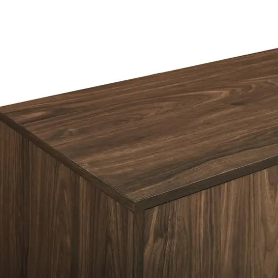 Walker Edison 30" Dark Walnut 1 Door Modern Wood Accent Cabinet {7}