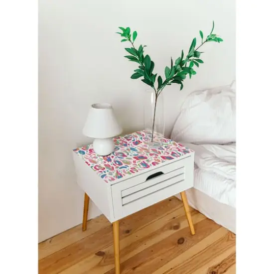 RoomMates Red Multi Brushstroke Leopard Peel & Stick Wallpaper {5}