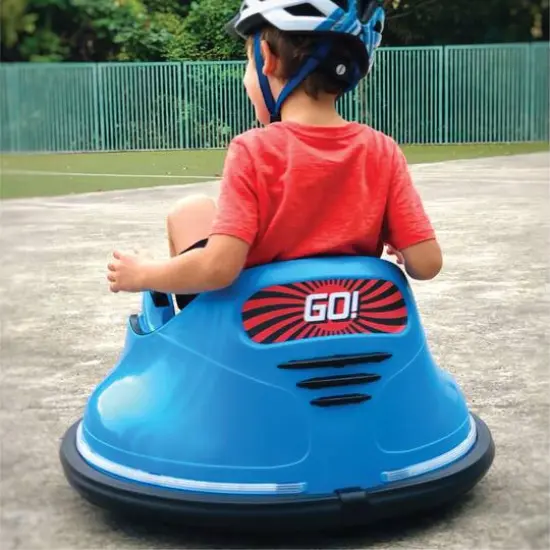 The Bubble Factory Electric RC Kids Ride-On Bumper Car {11}