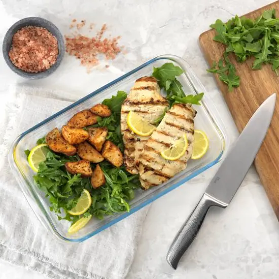 JoyJolt&reg; Black Glass Bakeware Containers Set {5}