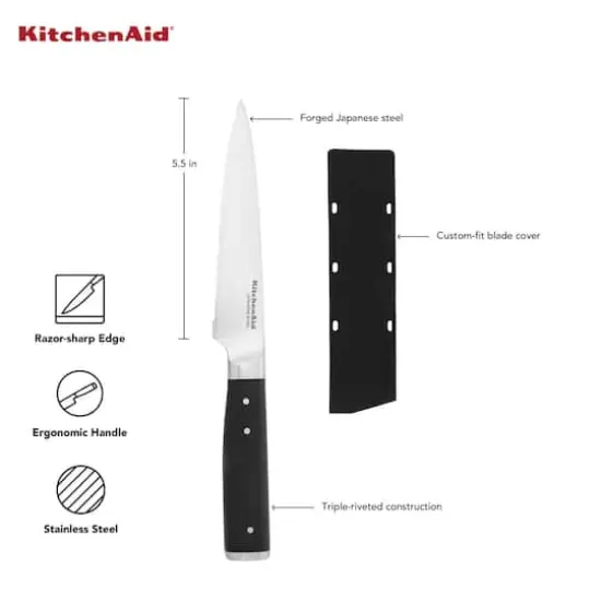 KitchenAid Gourmet 5.5" Serrated Utility with Sheath {5}