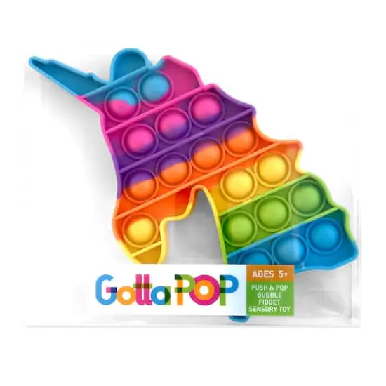 GottaPop Rainbow Unicorns Pop It Fidget Toy Party Favors, 6ct. {3}